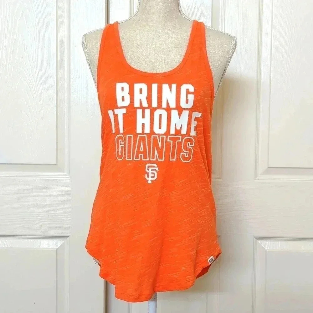 Pink Victoria Secret "Bring it Home Giants" tank